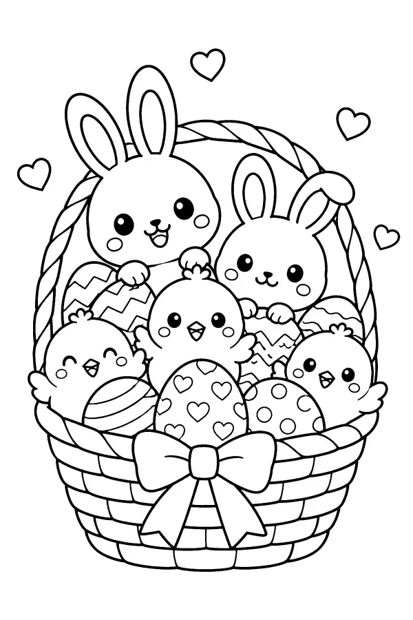 Bunny Chick Basket