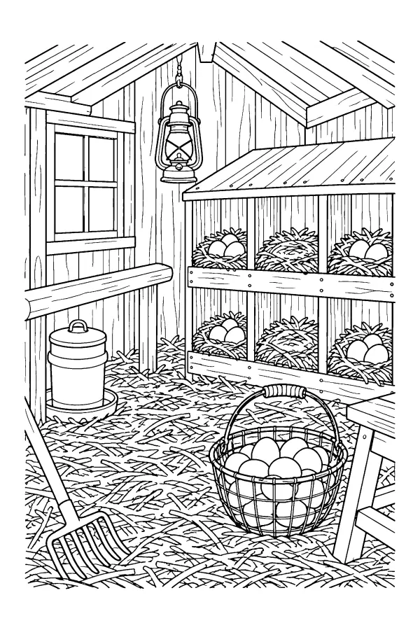 Coop Lantern Scene