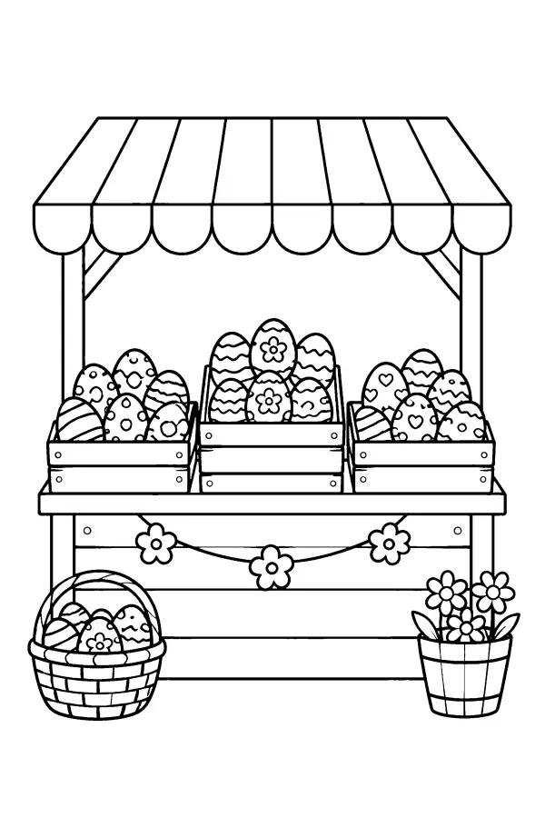 Egg Market Stall