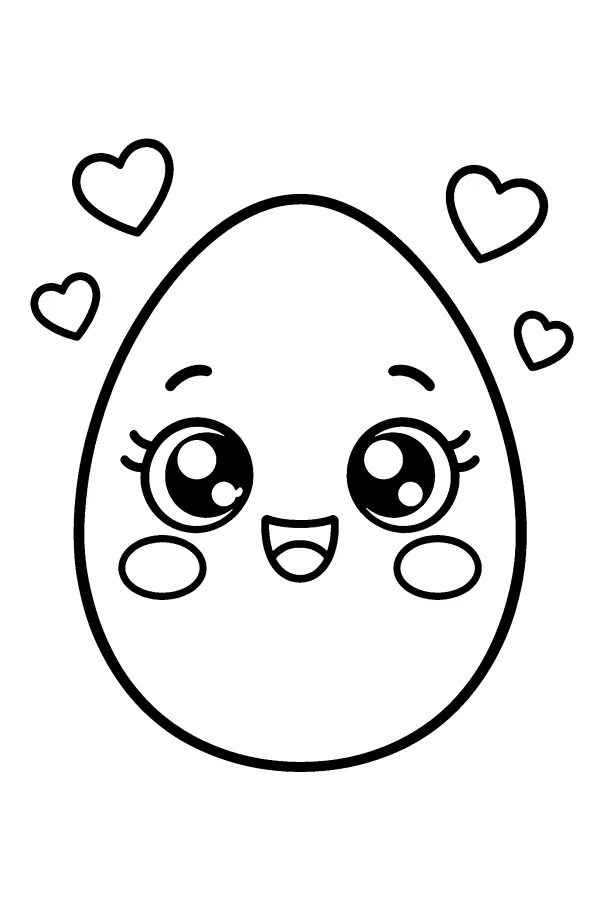 Happy Heart Egg