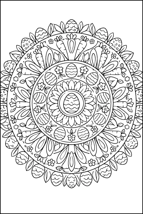 Mandala Egg Rings