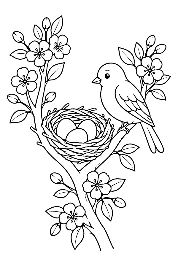 Nest In Blossom