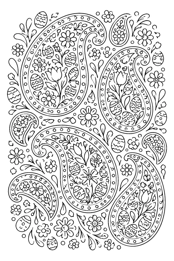 Spring Paisley Garden