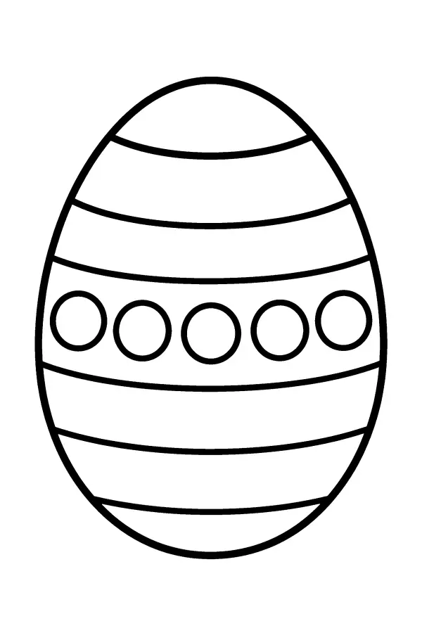 Striped Dot Egg
