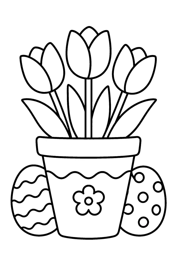 Tulip Pot Eggs