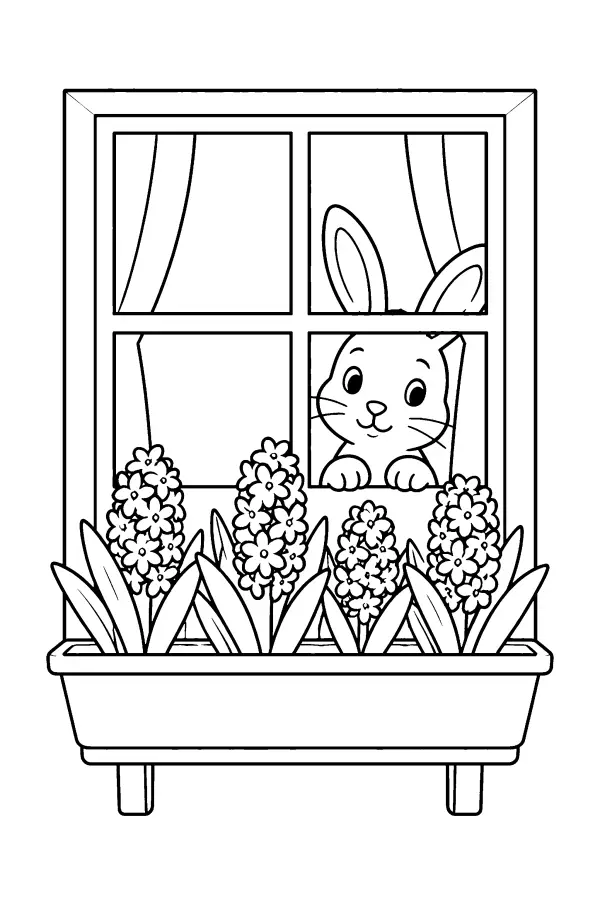 Bunny At The Window