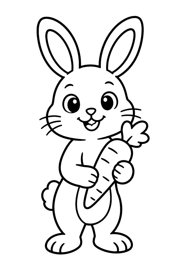 Bunny With Carrot