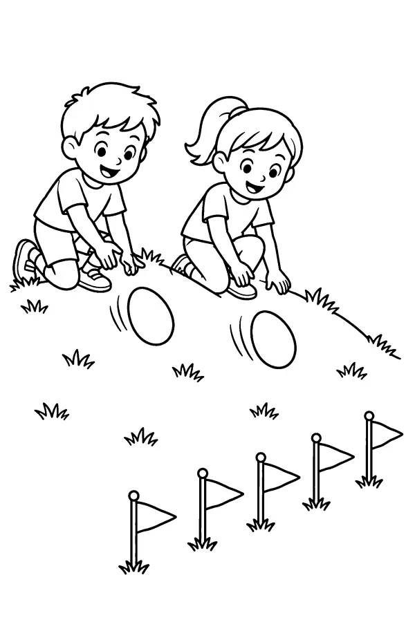 Children and Egg Roll