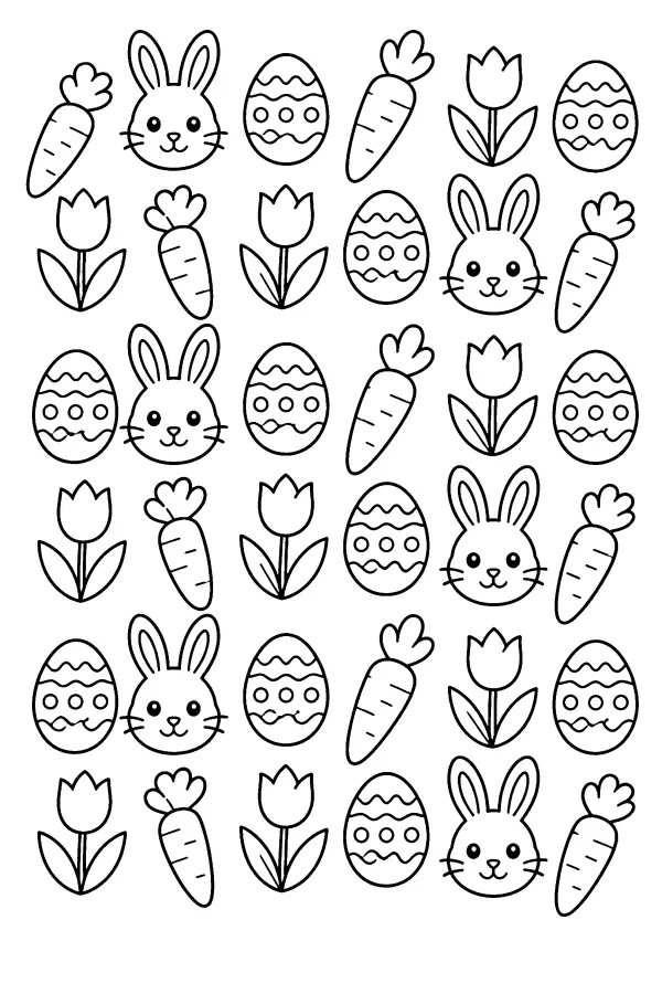 Egg Bunny Pattern