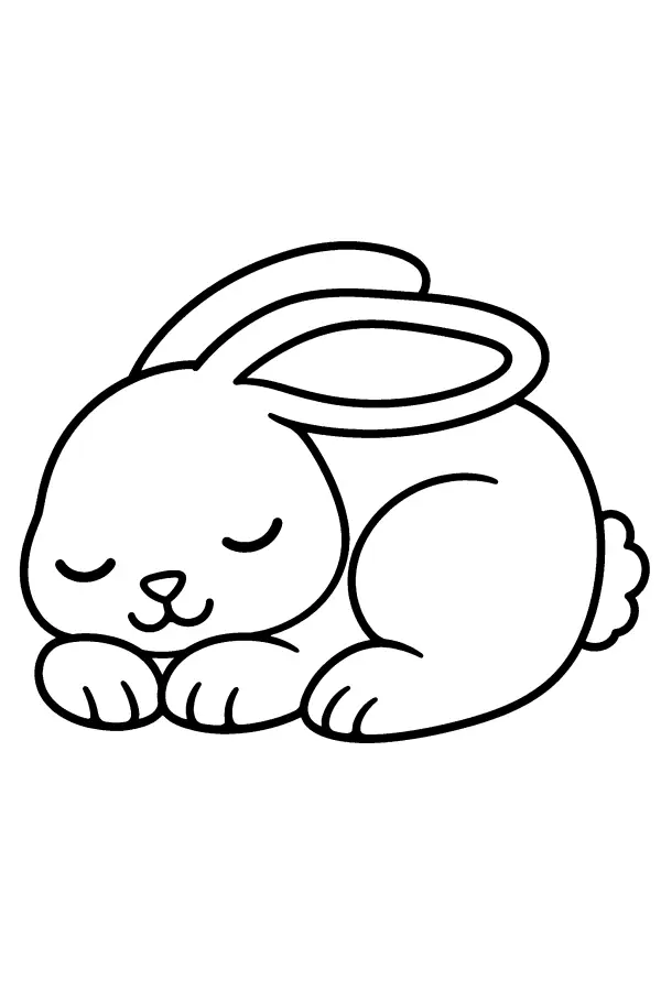 Sleeping Bunny Curl