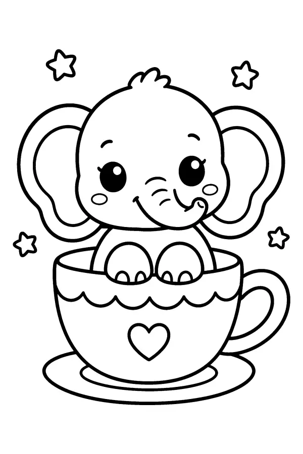 Elephant Tea Time