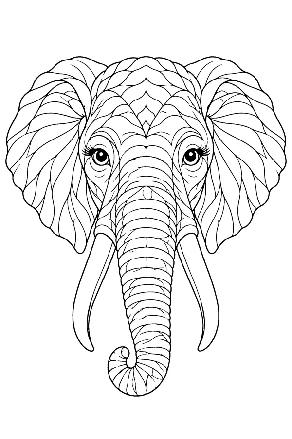 Majestic Elephant Head