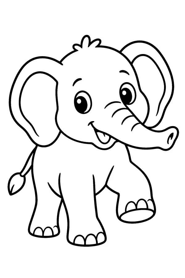 Playful Baby Elephant