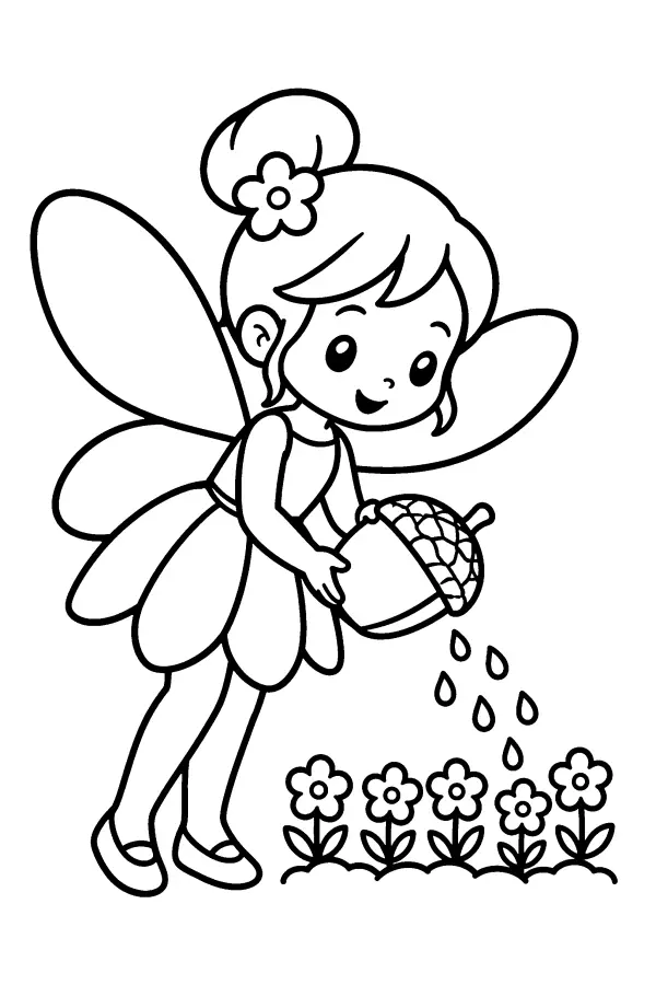 Acorn Watering Fairy