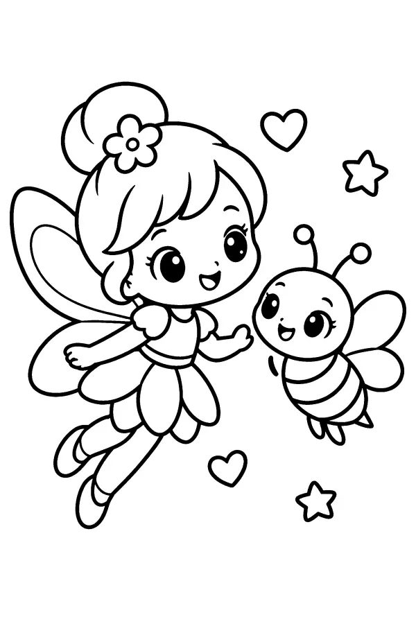 Fairy And Bee Friends