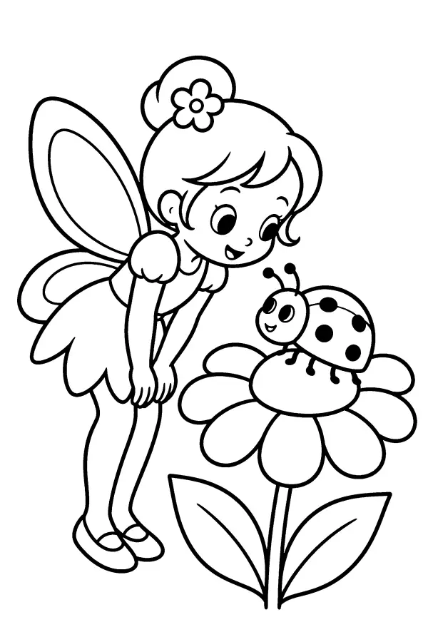 Fairy And Ladybug