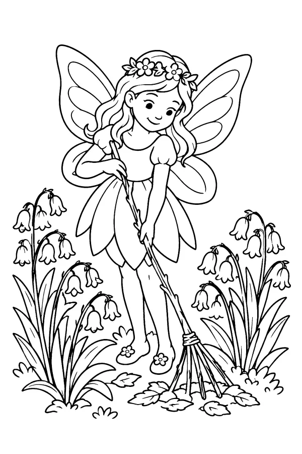 Fairy In Bluebells