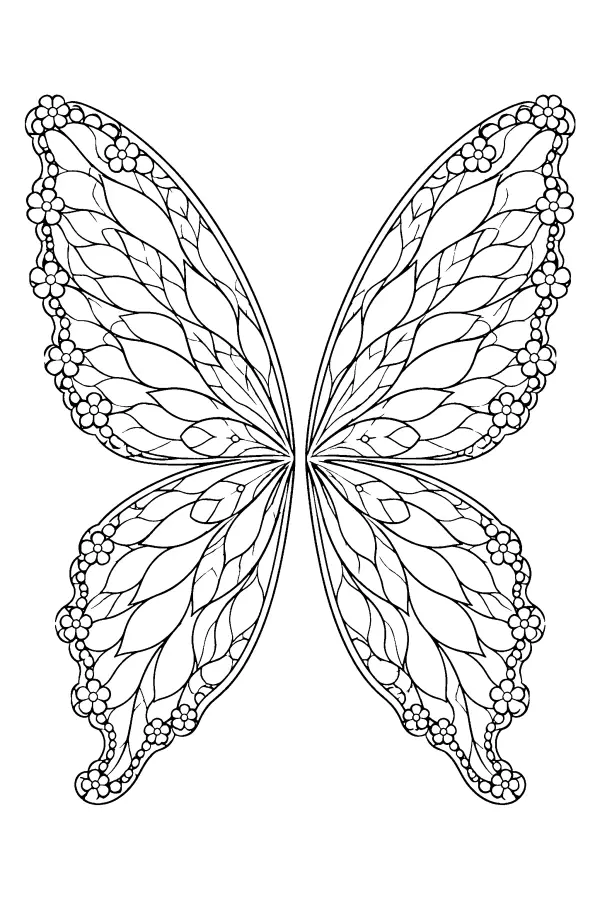 Floral Fairy Wings