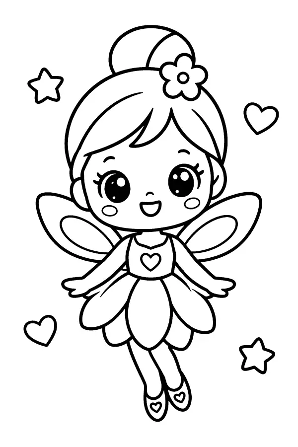 Hearts And Stars Fairy