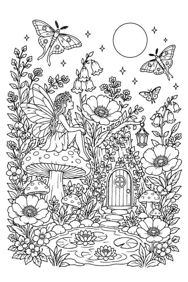 Moonlit Fairy Garden