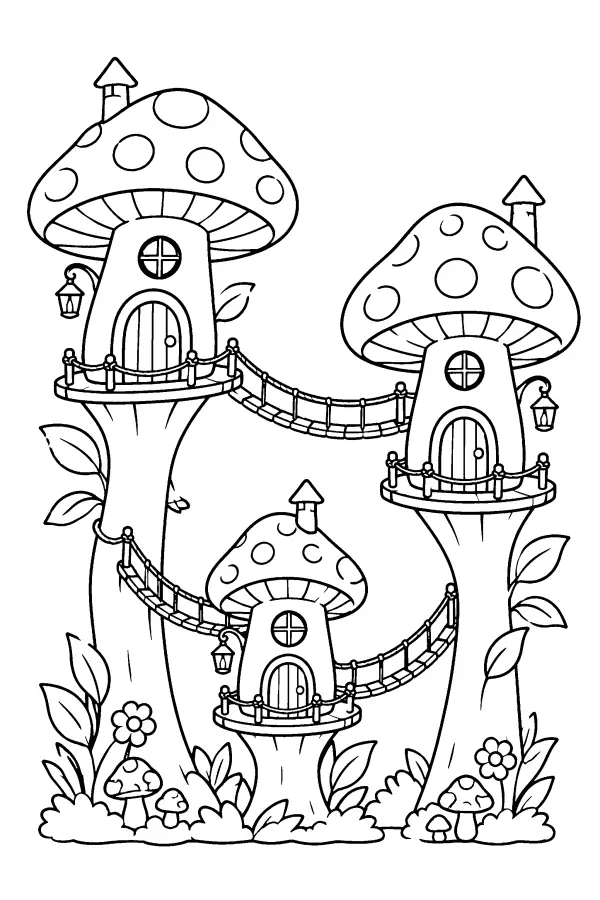 Mushroom Bridge Village