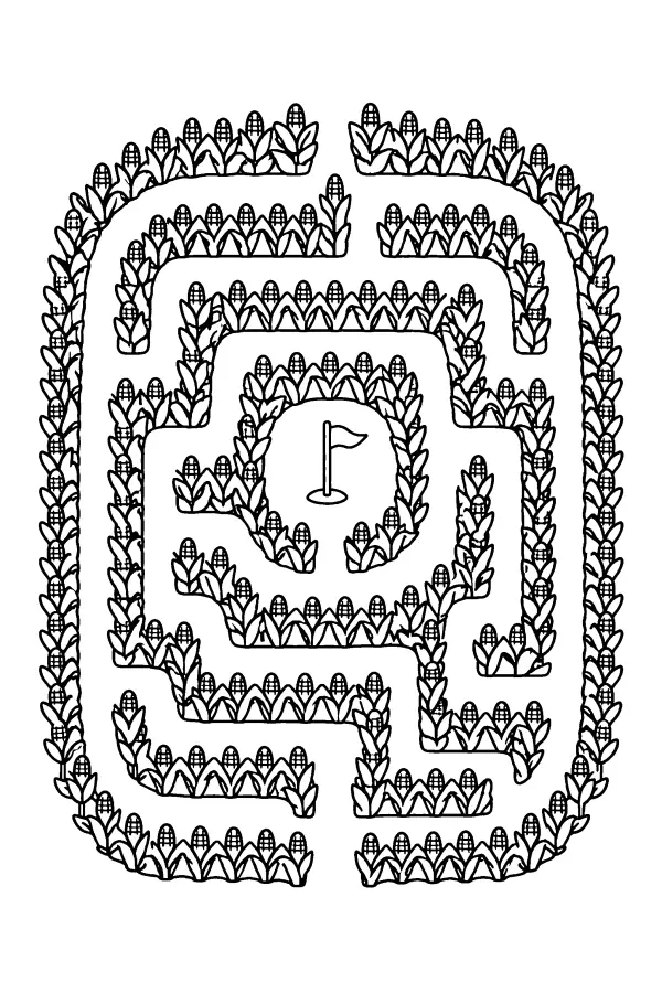 Corn Maze Map