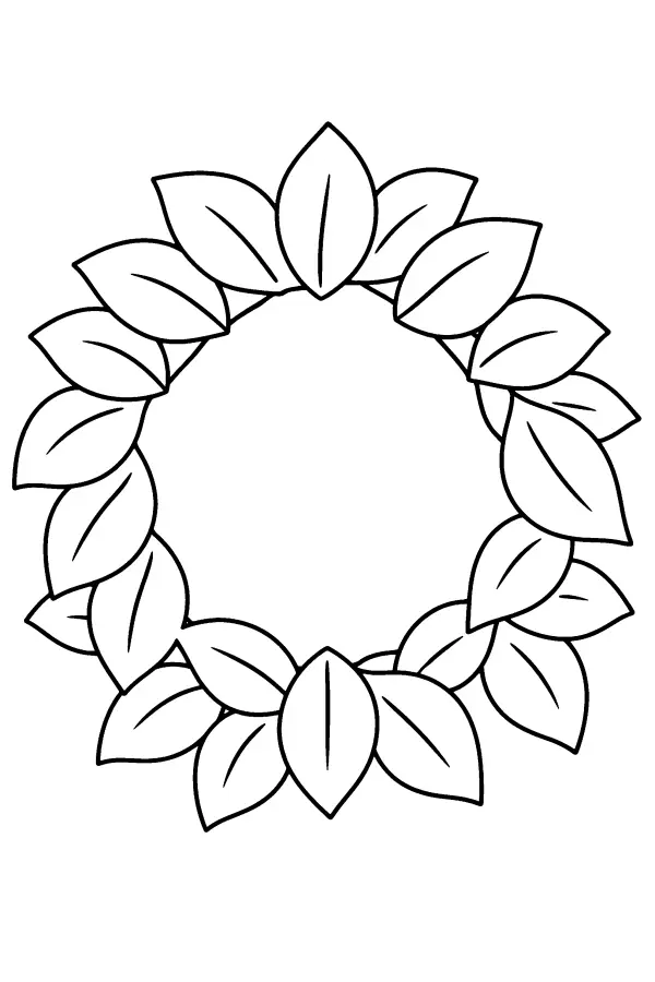 Leaf Circle Wreath