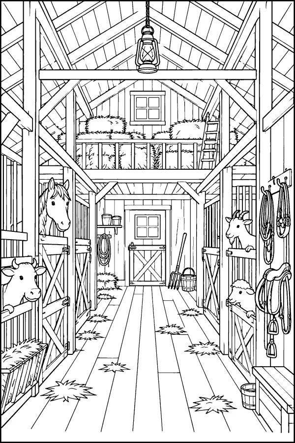 Barn With Hayloft