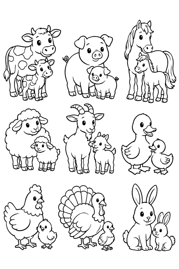 Barnyard Families Grid