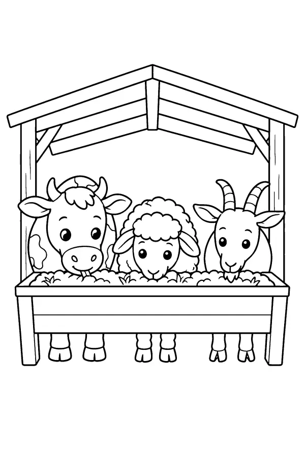Barnyard Feeding Trio