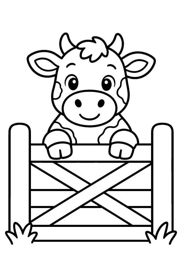 Cow At The Gate