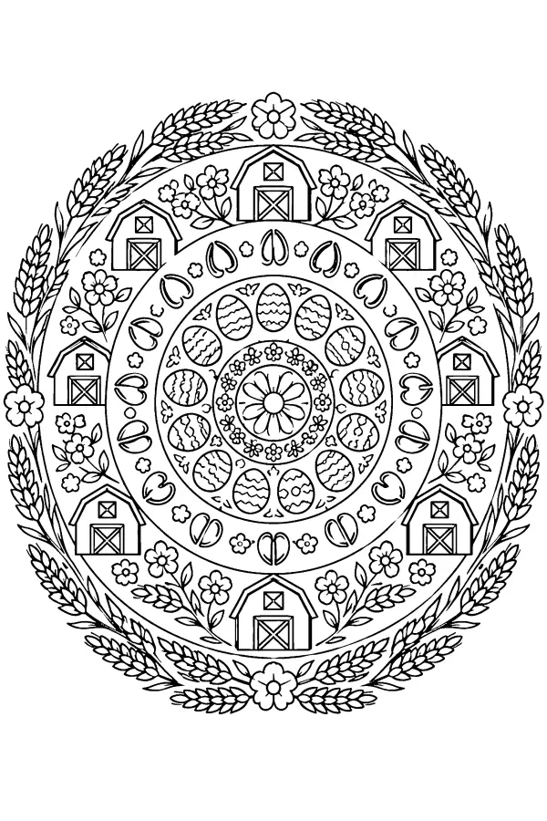 Harvest Barn Mandala