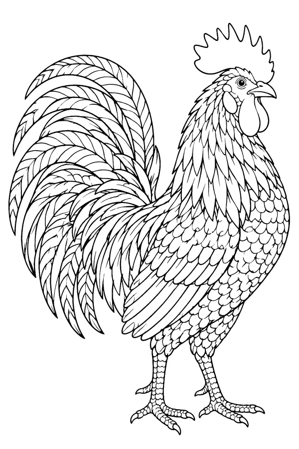 Layered Rooster