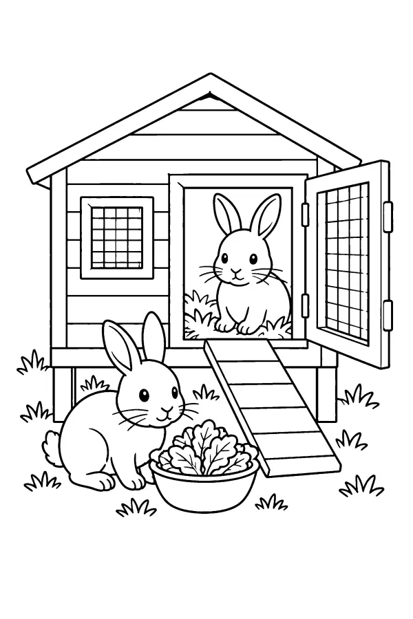Rabbit Hutch Scene