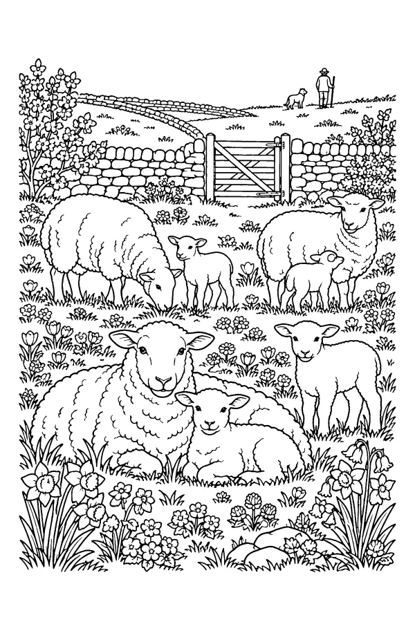Spring Sheep Meadow