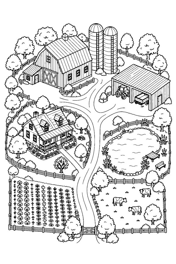 Aerial Farmstead View