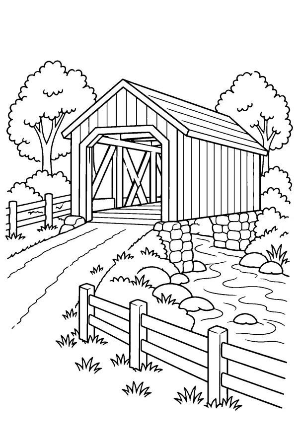 Covered Farm Bridge