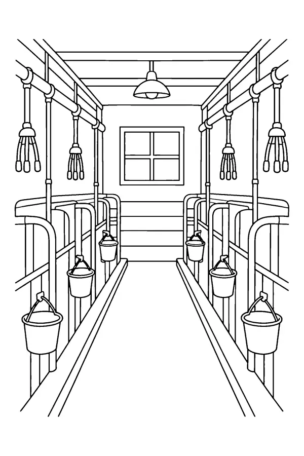 Dairy Parlor Stalls