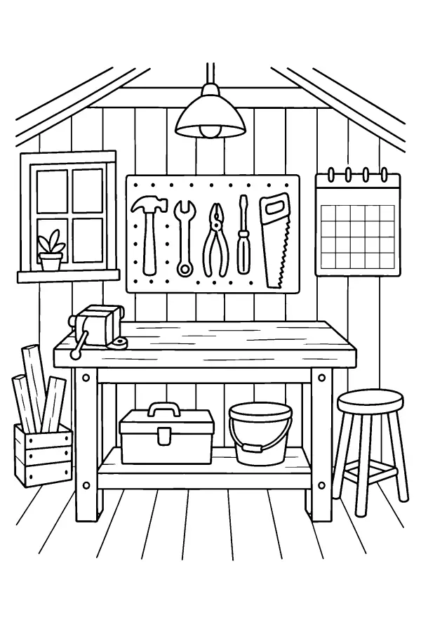 Farm Workshop Bench