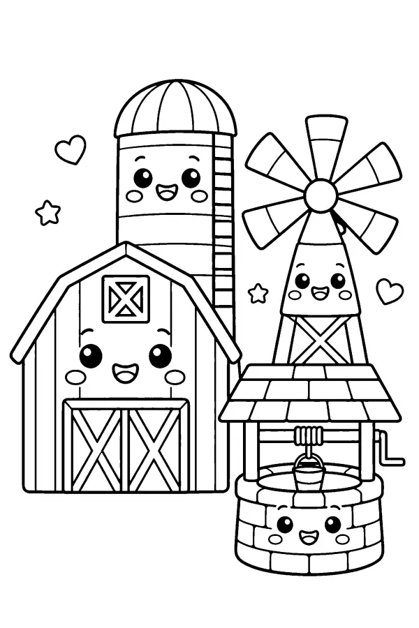 Kawaii Farm Friends