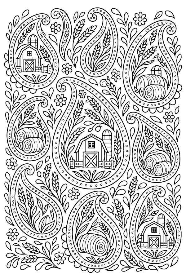 Paisley Farm Motifs