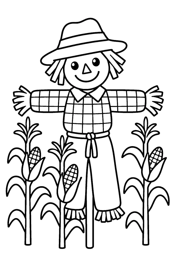 Plaid Shirt Scarecrow