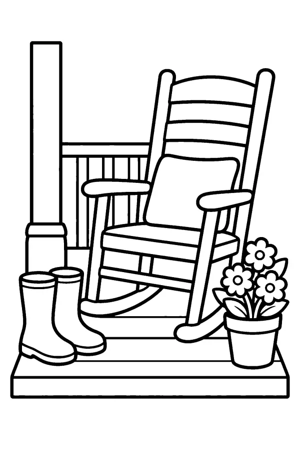 Porch Rocking Chair