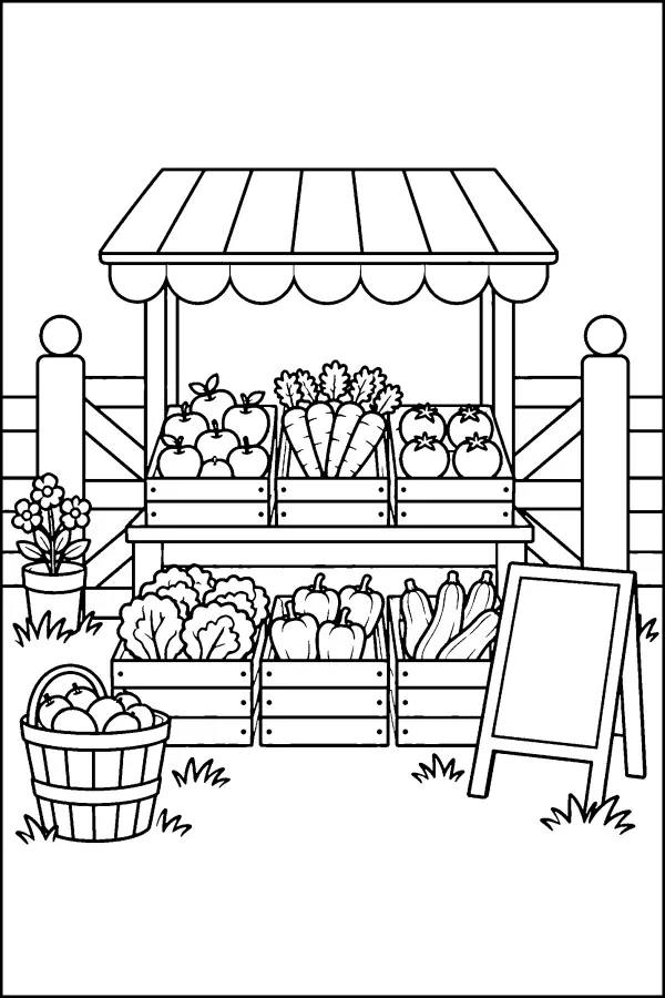 Produce Stand Crates