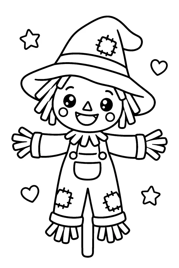 Smiling Scarecrow Friend