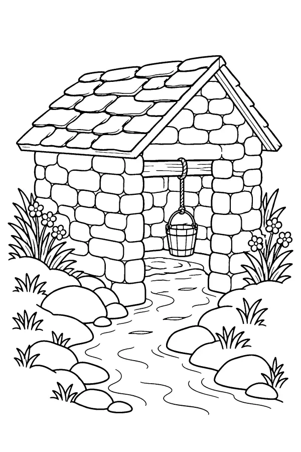 Springhouse Over Creek
