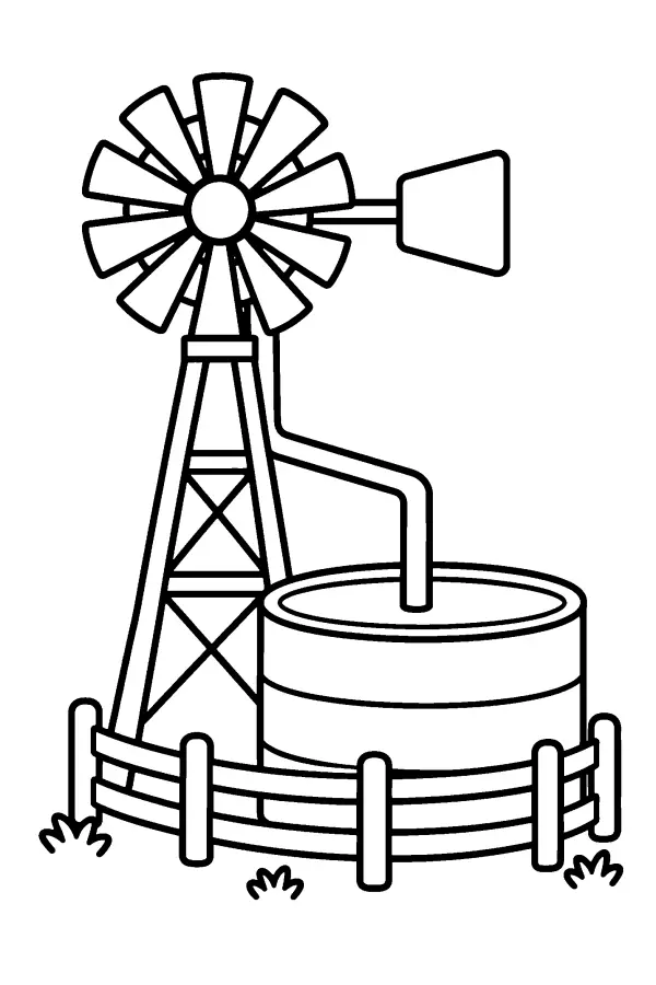 Windmill Water Tank