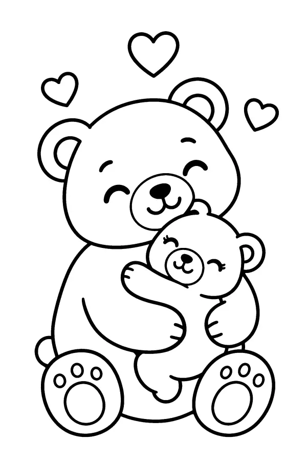 Bear Family Hug