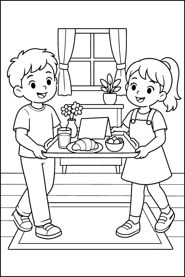 Breakfast Tray Pair