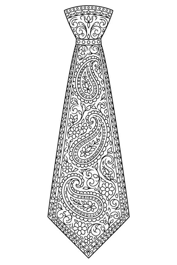 Paisley Necktie